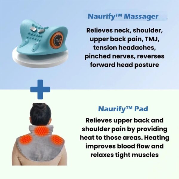 Naurify™ Massager + Heating Pad